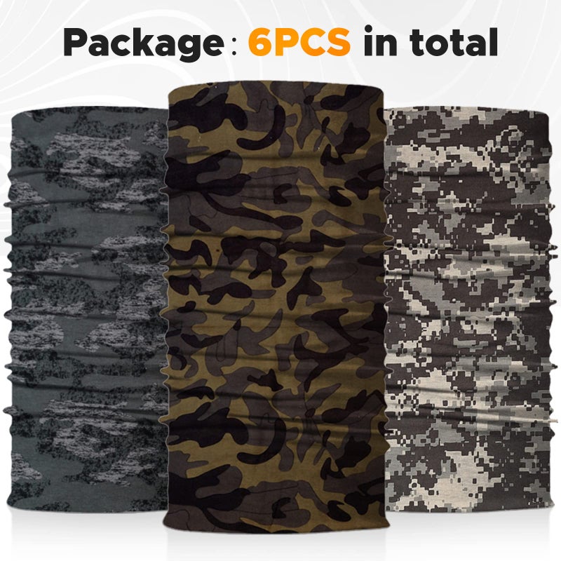 JOEYOUNG Headwear, Bandana, Neck Gaiter Head Wrap Headband Balaclava Magic Scarf - Image 4